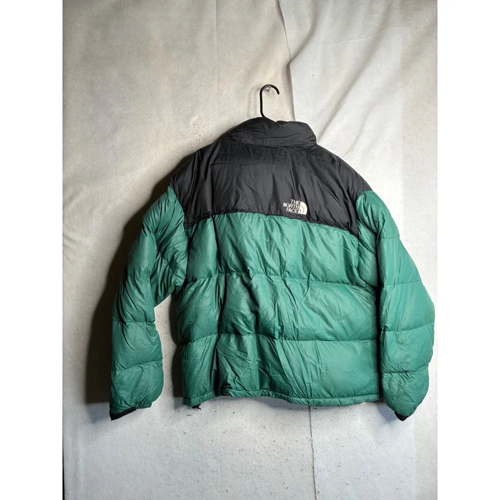 The North Face Nuptse 700 Down Puffer Jacket Green Black NF002YO Mens Xxl